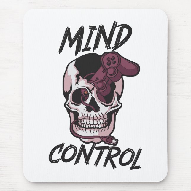 Mind control gaming design mouse pad (Front)