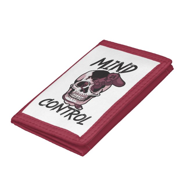 Mind control gaming design trifold wallet (Bottom)