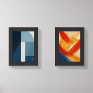 Mind & Emotion Pair Wall Art Sets