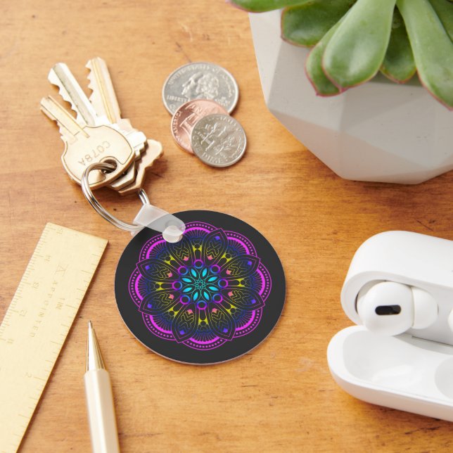 Mind fresh Mandala Design  Keychain (Desk)