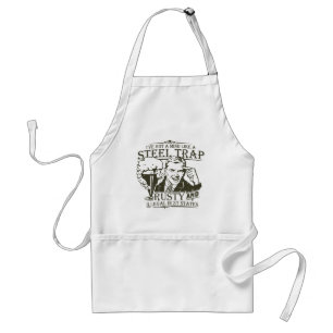 Mind like a Steel Trap Adult Apron