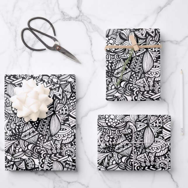 Mind Meld Pattern Wrapping Paper  (Front)