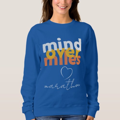 Mind Motivation With Yellow and White Typography Sweatshirt