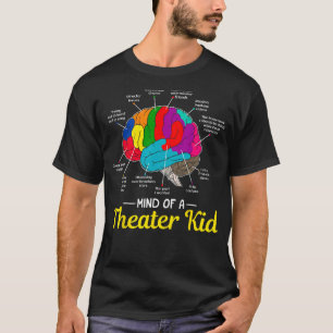 Mind Of A Theater Kid Brain Musical Theatre Gift F T-Shirt