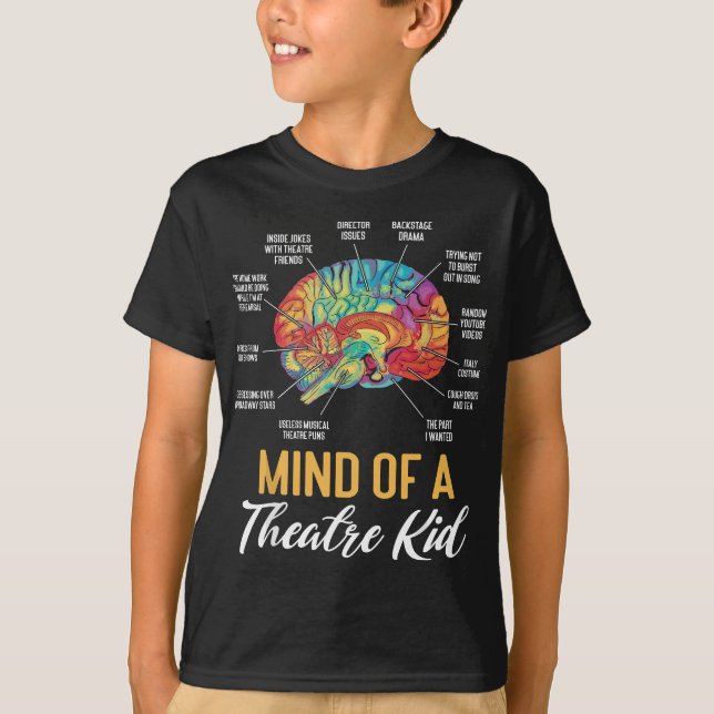 Mind of an Theater  Actress Broadway Musical Theat T-Shirt (Front)