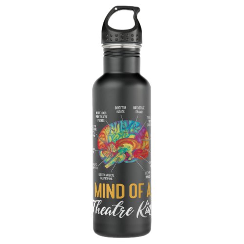 Mind of an Theater Kid Actress Broadway Musical Th Stainless Steel Water Bottle