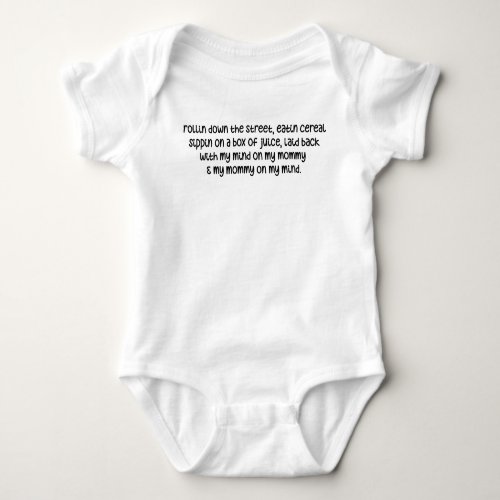 Mind on my Mommy and My Mommy on my Mind Baby Bodysuit