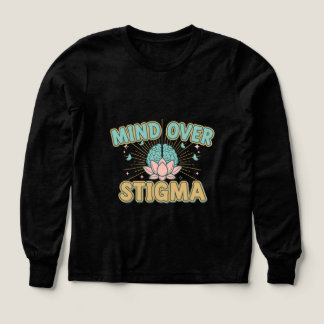 Mind Over Stigma – Mental Health Awareness Design Tri-Blend Shirts