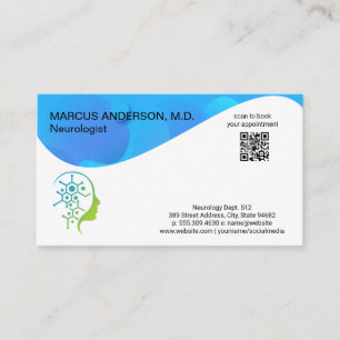 Mind Psychology Logo Health Science Business Card