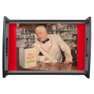 mind-reading at the bar serving tray