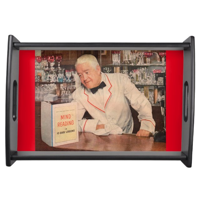 mind-reading at the bar serving tray (Front)
