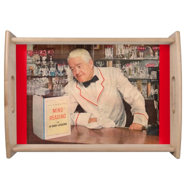 mind-reading at the bar serving tray (Front)
