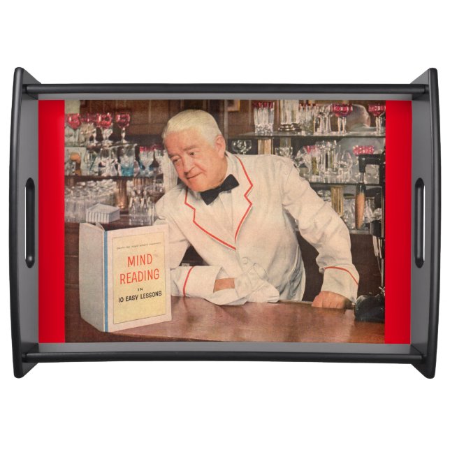 mind-reading at the bar serving tray (Front)
