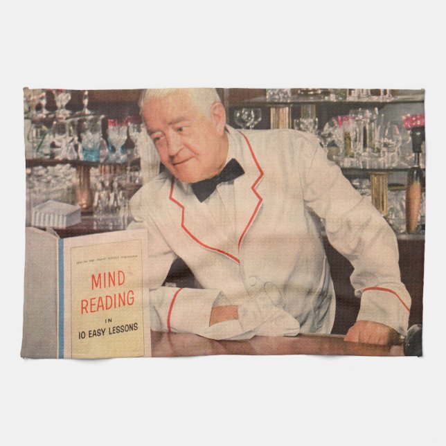mind-reading at the bar towel (Horizontal)