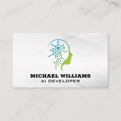 Mind Robotics Tech Logo Business Card