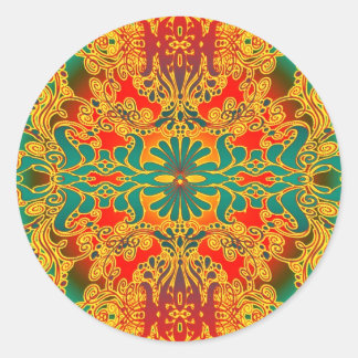 mind stamp classic round sticker