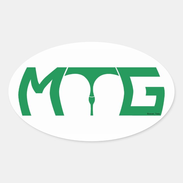 Mind the gap - green text sticker (Front)