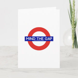 Mind The Gap (In Pay, In Power, In Trust) Card