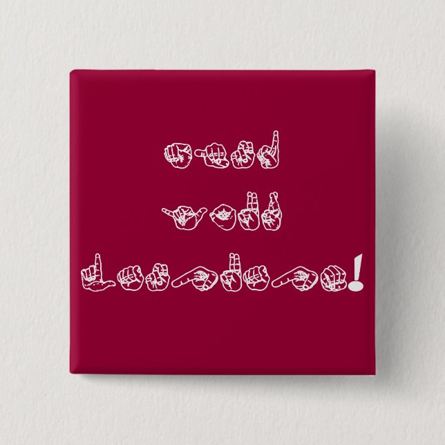 Mind your language! button (Front)