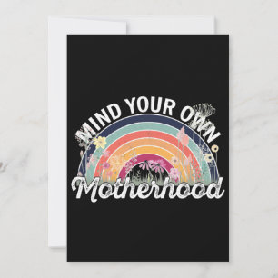 Mind Your Own Motherhood, Mother's Day Gifts, 2/2 Thank You Card