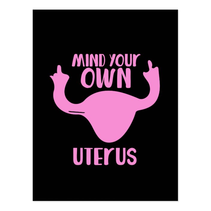 Pro Choice Lapel Pin Mind Your Own Uterus