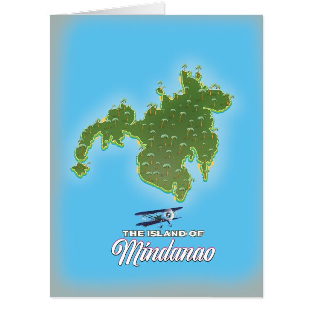 Mindanao Map Card (Front)