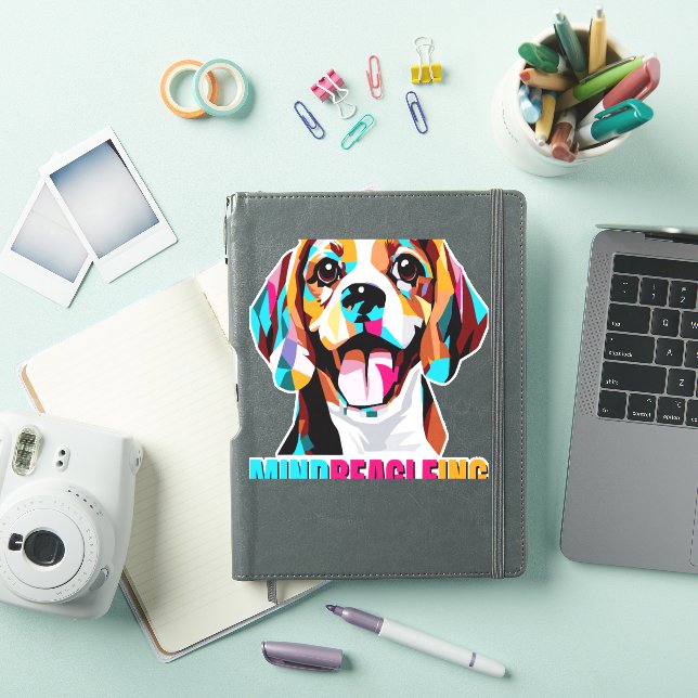 Mindbeagleing Beagle Dog Sticker (iPad Cover)