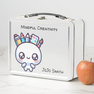 Mindful Creativity Metal Lunch Box