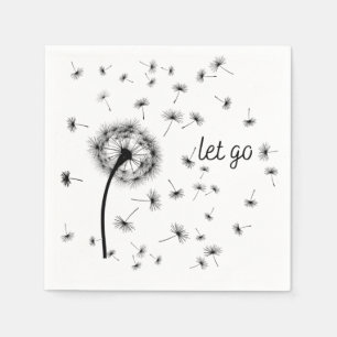 Mindful Event Hosting Let Go Dandelion Napkins