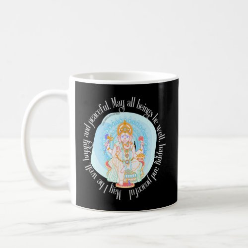 Mindful Lotus Ganesh Spiritual Divine Yoga Meditat Coffee Mug