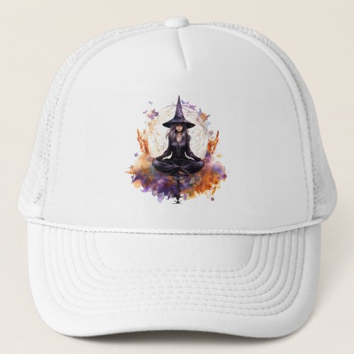 Mindful Mandala Bestiary _ Colorful Yoga Animal Ar Trucker Hat