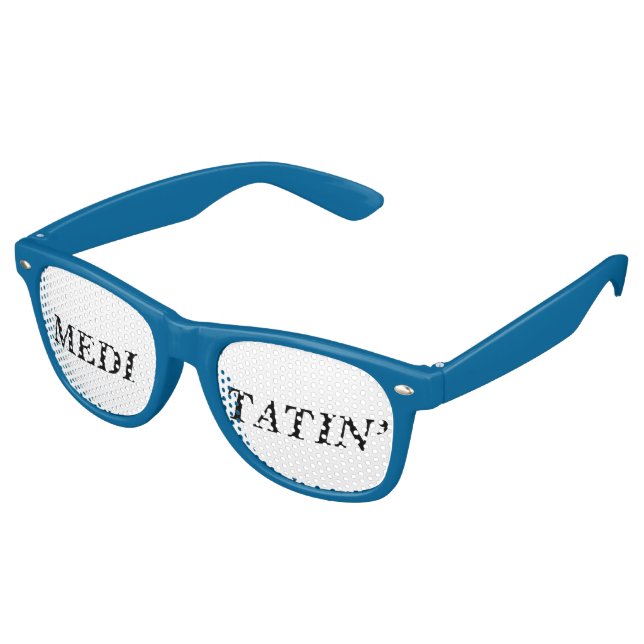 Mindful meditation shades so nobody bothers you (Angled)