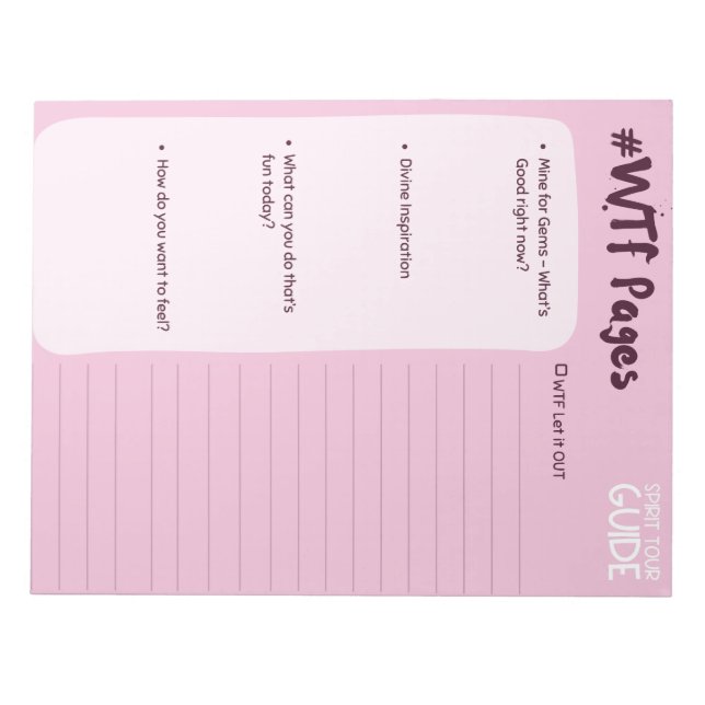  Mindful Moments: Mental Health Notepad (Front)