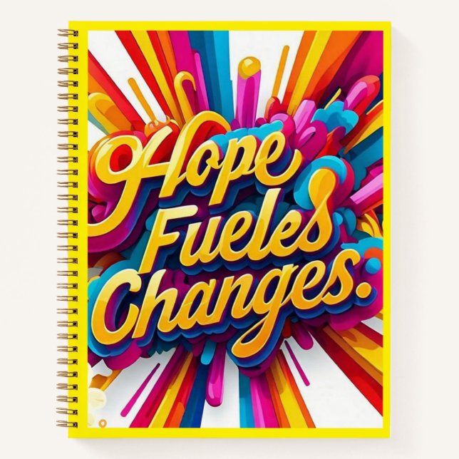 "Mindful Progress" Notebook (Front)