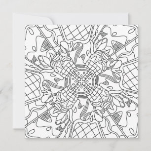 Mindful Summer: Creative and Playful Coloring Card