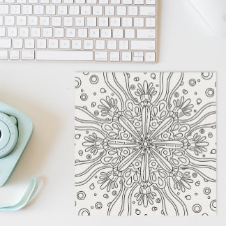 Mindful Summer: Cute Color Your Own Coloring Poster