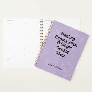 Mindful Therapy Steps for a Healing Journey Planner