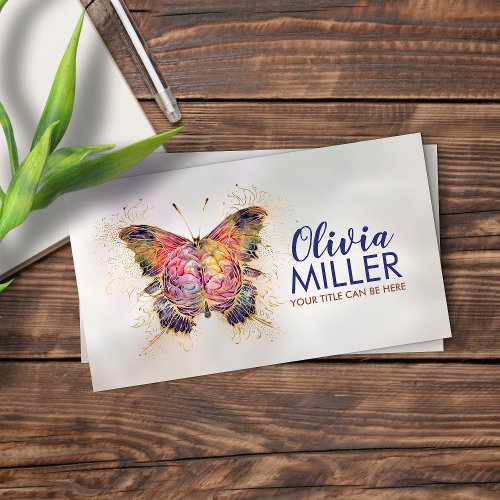 Mindful Wings _ Butterfly Brain Business Card