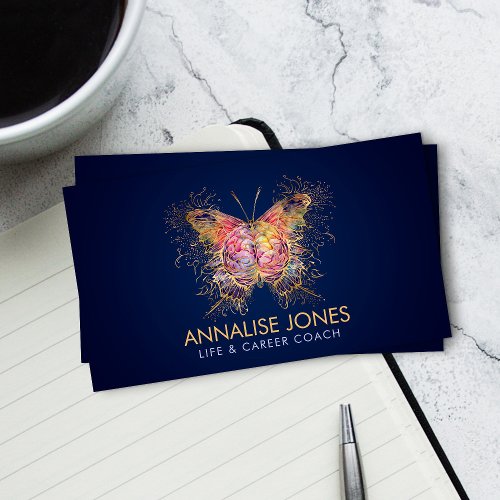 Mindful Wings _ Butterfly Brain Business Card