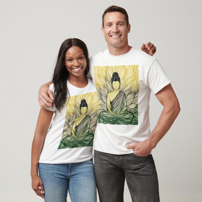 Mindfulness and Peace Illustration T-Shirt (Unisex)