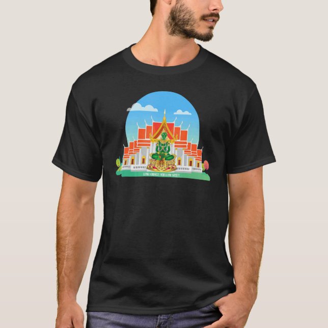Mindfulness Buddha Buddhism Spiritual Yoga Meditat T-Shirt (Front)