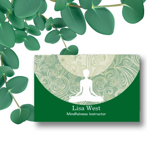 Customizable Mindfulness Business Cards
