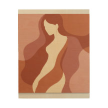 Mindfulness Decor Abstract Female Wall Art