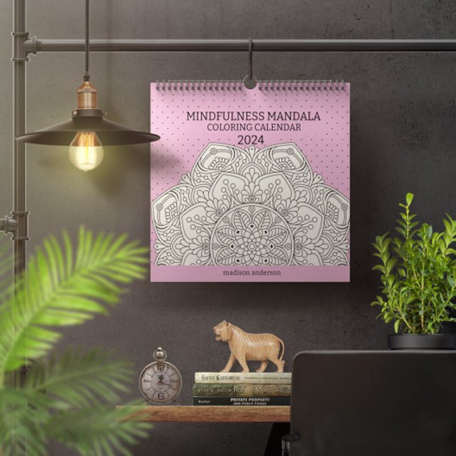 Mindfulness Mandala 2024 Coloring  Calendar (Creator Uploaded)