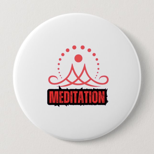 Mindfulness Meditation Button (Front)