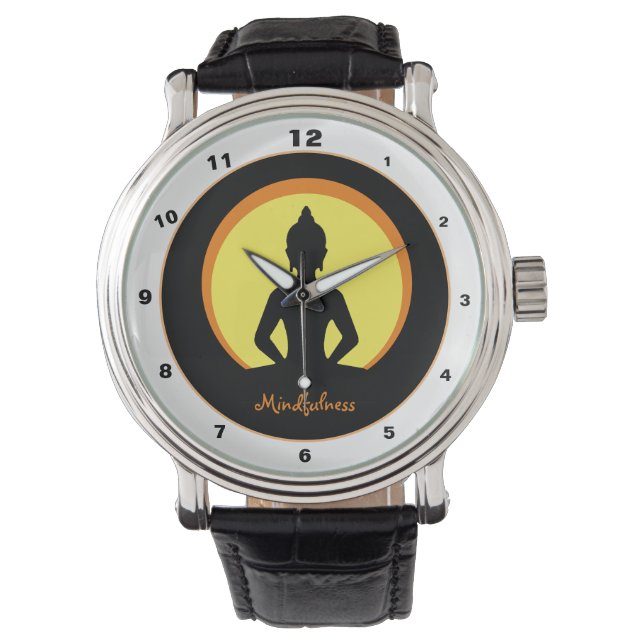 Mindfulness & Meditation Design Watch (Buddha) (Front)