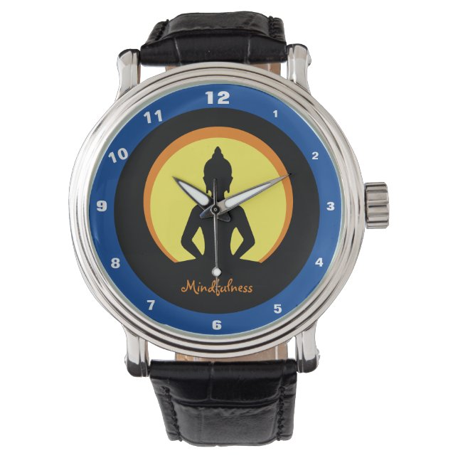 Mindfulness & Meditation Design Watch (Buddha) (Front)