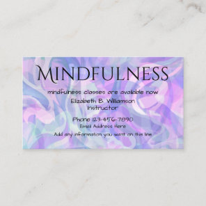 Mindfulness Modern Unique Business Card Design
