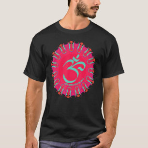 Mindfulness Om Ohm Mandala Buddhism Yoga Meditatio T-Shirt