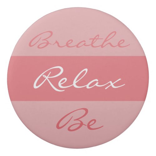 Mindfulness _ Pink with own text on back Eraser